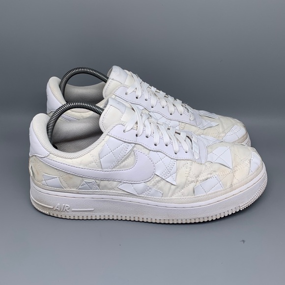 Nike Air Force 1 Low Billie Eilish Patchwork Shoes DZ3674-100 Men’s Sz 11.5 - Picture 1 of 10